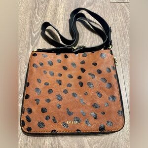 Fossil Cross-boy Purse ALL LEATHER